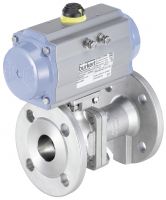 Kugelventil mit pneum. 217246 Kugelventil mit pneum. Schwenkantrieb 217246
