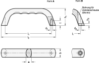 BÜGELGRIFF, BLANK 328-120-A-BL BÜGELGRIFF, BLANK 328-120-A-BL
