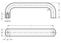 BÜGELGRIFF, BLANK 565-20-100-BL BÜGELGRIFF, BLANK 565-20-100-BL