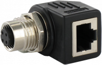 M12-RJ45-Ethernet-Adapter 90° 7000-99052-0000000