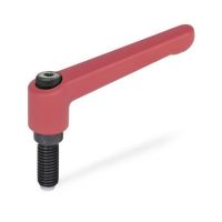 VERSTELLBARER KLEMMHEBEL, 306-30-M6-25-KU-RS VERSTELLBARER KLEMMHEBEL, SCHRAUBE MIT KU-ZAPFEN 306-30-M6-25-KU-RS
