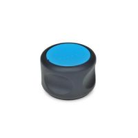 SOFTLINE-DREHKNOPF, 624.5-50-B6-DBL SOFTLINE-DREHKNOPF, EDELSTAHLBUCHSE, DECKEL BLAU 624.5-50-B6-DBL