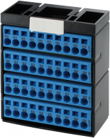 Cube20 56085 Cube20 Potenzialklemmenblock 4 x blau 56085