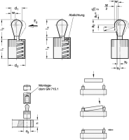 SEITENDRUCKSTÜCK 715-10-100-KB SEITENDRUCKSTÜCK (KU-STIFT/MIT ABDICHTG) 715-10-100-KB