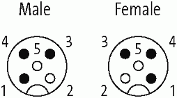 M12 St. 90° / M12 Bu. 90°