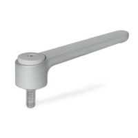 FLACHSPANNHEBEL, SILBER 126.1-120-M10-20-SR FLACHSPANNHEBEL, SILBER STRUKTURMATT 126.1-120-M10-20-SR