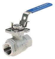 Kugelhahn, 2-teilig, ISO 185978 Kugelhahn, 2-teilig, ISO Montageflansch 185978