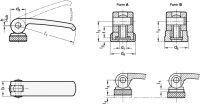 EDELSTAHL-EXZENTERSPANNER 927.7-101-M10-A EDELSTAHL-EXZENTERSPANNER, AUFLAGESCH. VERSTELLBAR 927.7-101-M10-A
