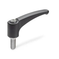 ELESA-KLEMMHEBEL, 604.1-44-M4-16-SG ELESA-KLEMMHEBEL, EDELSTAHL, SCHWARZGRAU 604.1-44-M4-16-SG