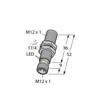 Induktiver Sensor mit Korrekturfaktor 1