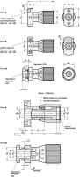 STELLSPINDEL MIT SKALA, 727-27-A-SL STELLSPINDEL MIT SKALA, BEFESTIGUNG VON VORNE 727-27-A-SL