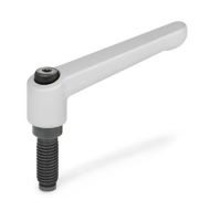 VERSTELLBARER KLEMMHEBEL, 306-30-M6-25-DZ-SR VERSTELLBARER KLEMMHEBEL, ZAPFEN MIT LINSENKUPPE 306-30-M6-25-DZ-SR