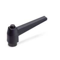 ELESA-KLEMMHEBEL, 503-100-M12-SW ELESA-KLEMMHEBEL, M.AUSRASTKNOPF,SCHWARZ 503-100-M12-SW