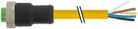 7/8'' (Mini) 7700-A3021-U1B0150 7/8'' (Mini) Bu. 0° freies Ltg.-ende 7700-A3021-U1B0150
