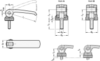 EDELSTAHL-EXZENTERSPANNER 927.5-101-M10-20-B EDELSTAHL-EXZENTERSPANNER, AUFLAGESCHEIBE STARR 927.5-101-M10-20-B