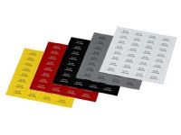 ELF/P 120x120 Laserfolie 86563212 ELF/P 120x120 Laserfolie silber/schwarz glänzend 86563212