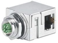 IE M12 Panel FEEDTHROUGH 6GK1901-0DM40-2AA5 IE M12 Panel FEEDTHROUGH 4x2 M12 Schaltschrankdurchführung 6GK1901-0DM40-2AA5
