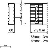 Unex 73083-2 73083-2 Unex 73083-2 Installationskanal 60x110 73083-2
