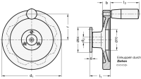 SICHERHEITS-HANDRAD, 327-160-K14-A-2 SICHERHEITS-HANDRAD, M.FESTSTEH.LAGERFL. 327-160-K14-A-2