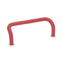 ALUMINIUM-BÜGELGRIFF, 425.1-AL-10-100-RS ALUMINIUM-BÜGELGRIFF, ABGEWINKELT, ROT BESCHICHTET 425.1-AL-10-100-RS
