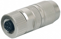 MOSA M12 Bu.ger. 2pol. 7000-14225-0000000 MOSA M12 Bu.ger. 2pol. geschirmt, selbstanschl.Schneidkl. 7000-14225-0000000
