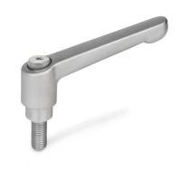 VERSTELLBARER 300.6-30-M3-10-IS VERSTELLBARER EDELSTAHL-KLEMMHEBEL 300.6-30-M3-10-IS