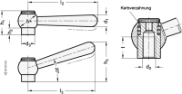 VERSTELLB.KEGELGRIFF, 99.2-10-M6-N VERSTELLB.KEGELGRIFF, SCHRÄG 99.2-10-M6-N